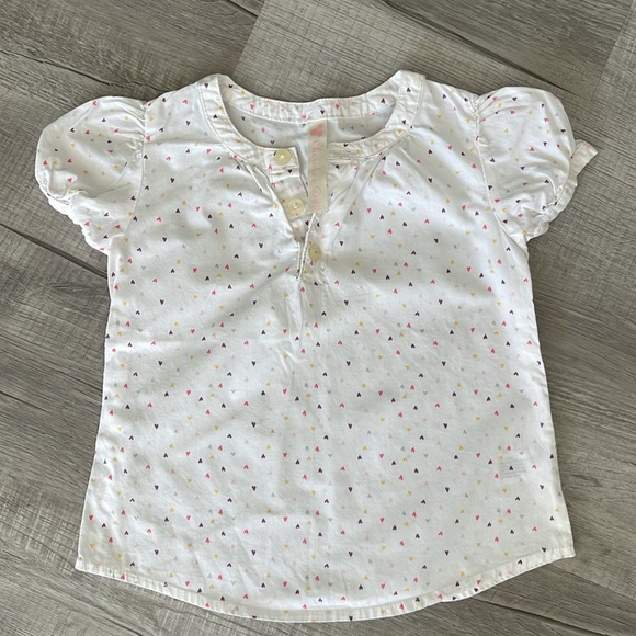 Cherokee Other - Cherokee girl’s hearts 💕 blouse, size 5T.
